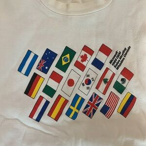 Vintage Microsoft Crewneck w/ Flags